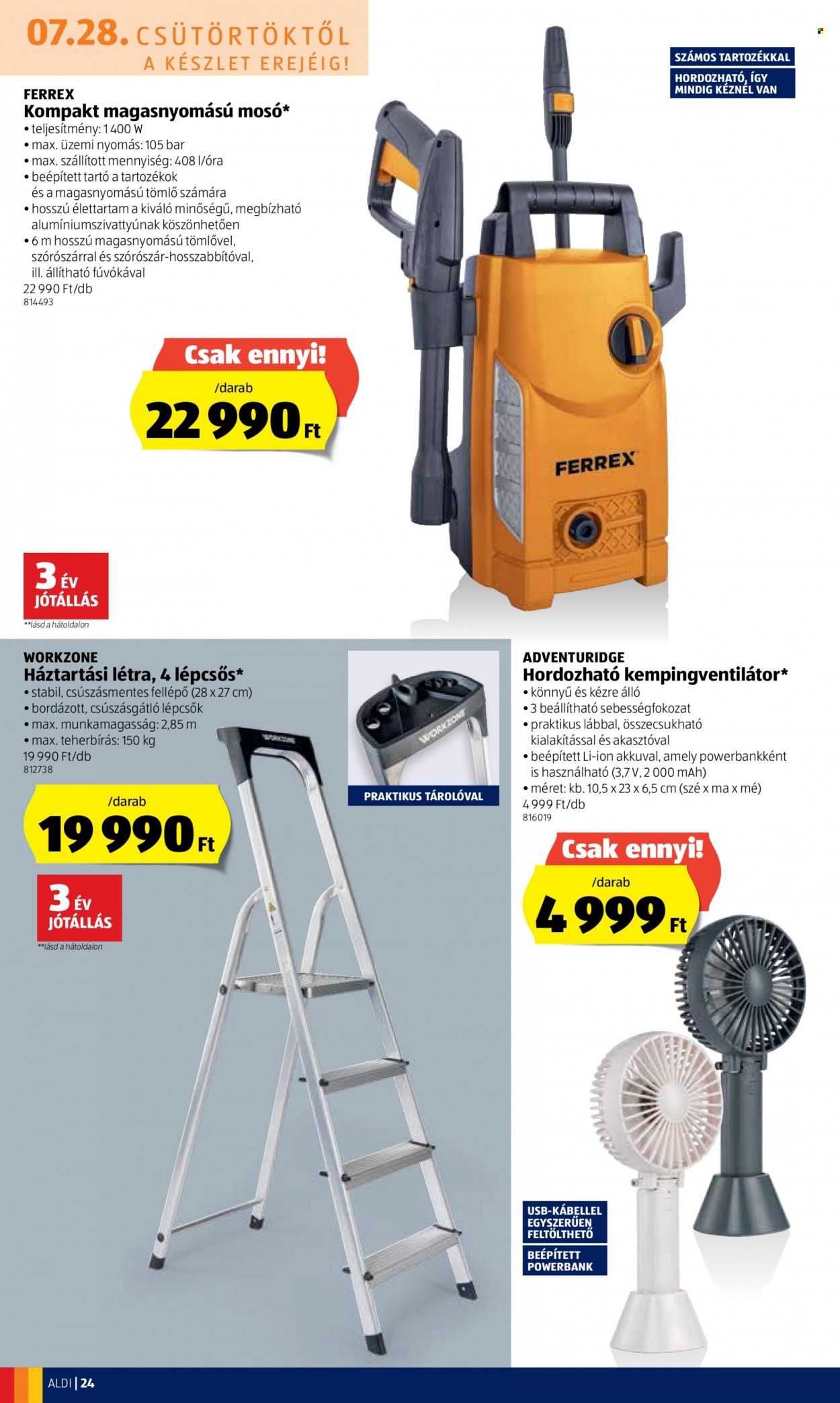Aldi akciós újságok - 2022.07.28 - 2022.08.03. Oldal 24