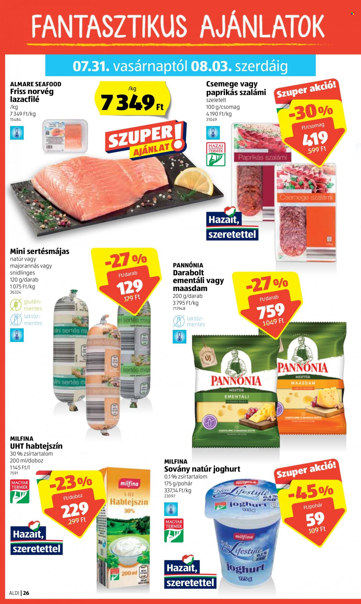 Aldi akciós újságok - 2022.07.28 - 2022.08.03. Oldal 26