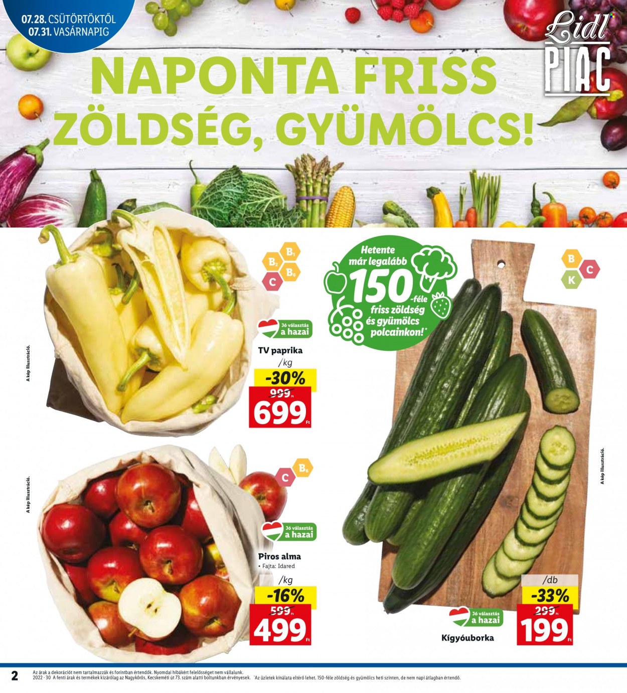 Lidl akciós újságok - 2022.07.28 - 2022.07.31. Oldal 2