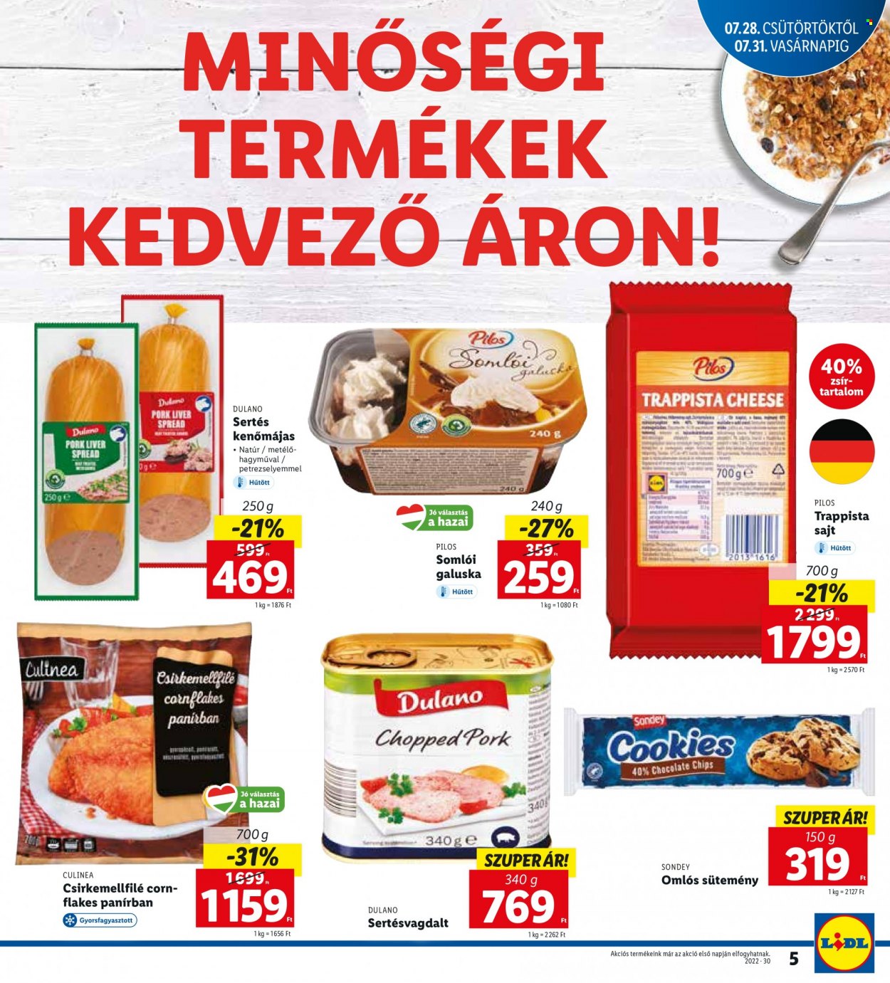 Lidl akciós újságok - 2022.07.28 - 2022.07.31. Oldal 5