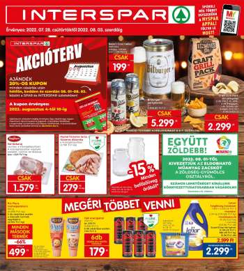Újság INTERSPAR - 2022.07.28 - 2022.08.03.