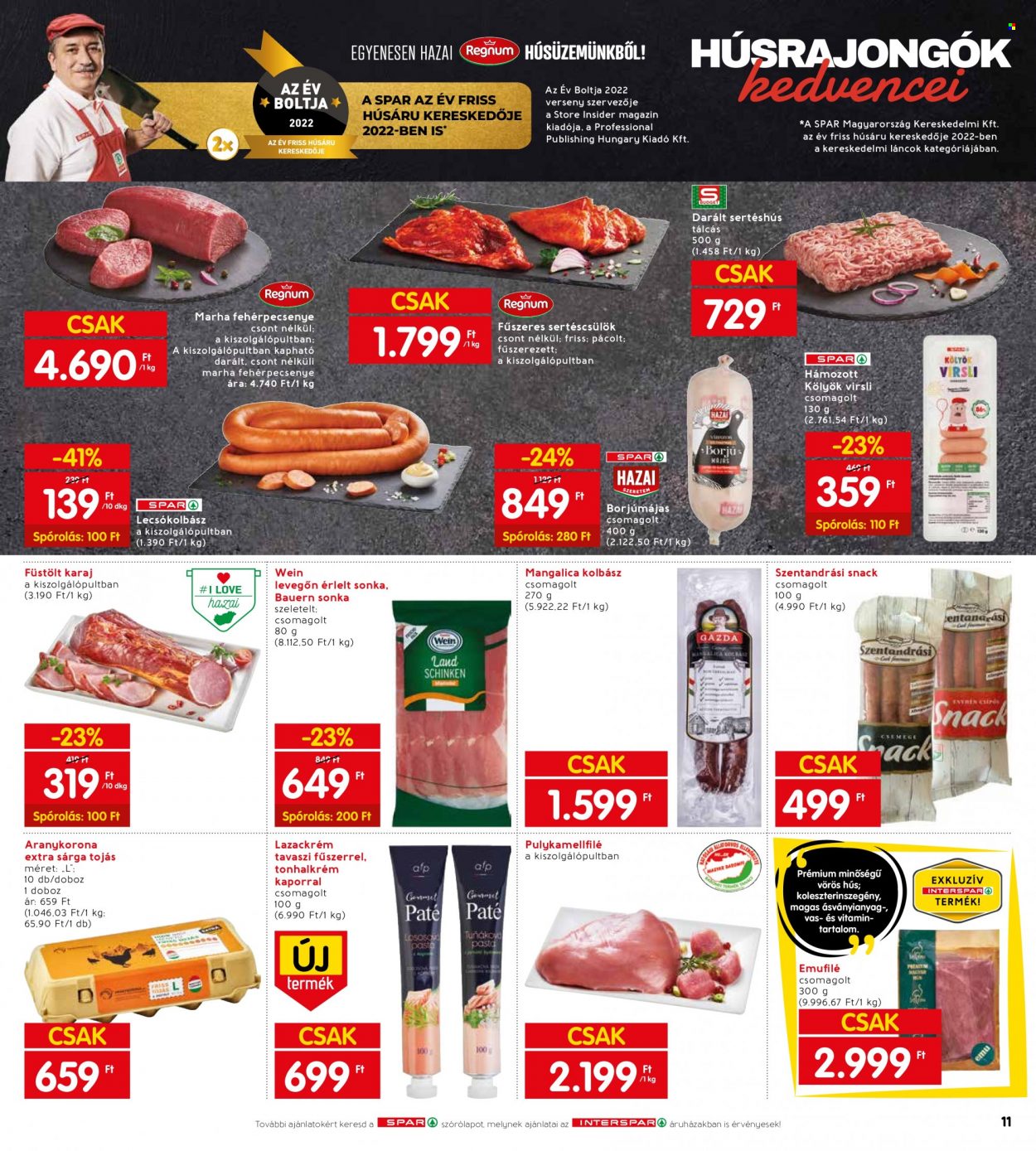 INTERSPAR akciós újságok - 2022.07.28 - 2022.08.03. Oldal 17