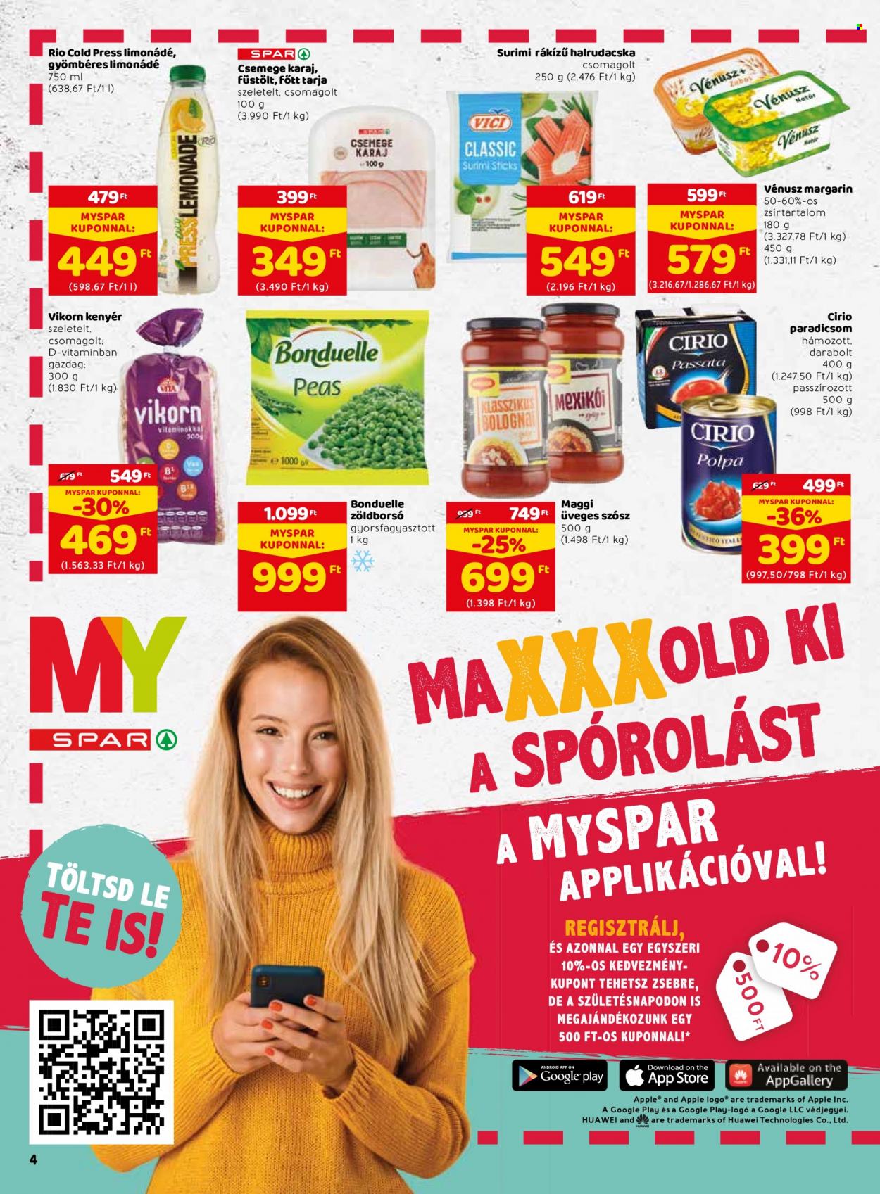 SPAR akciós újságok - 2022.07.28 - 2022.08.03. Oldal 4