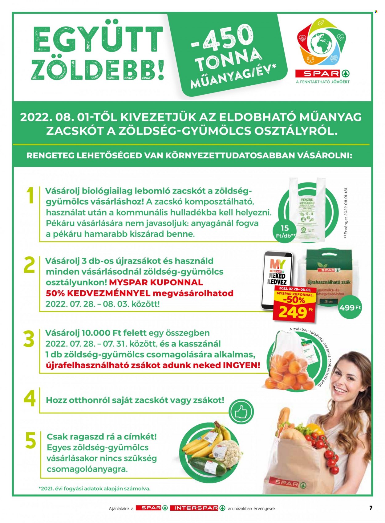 SPAR akciós újságok - 2022.07.28 - 2022.08.03. Oldal 7