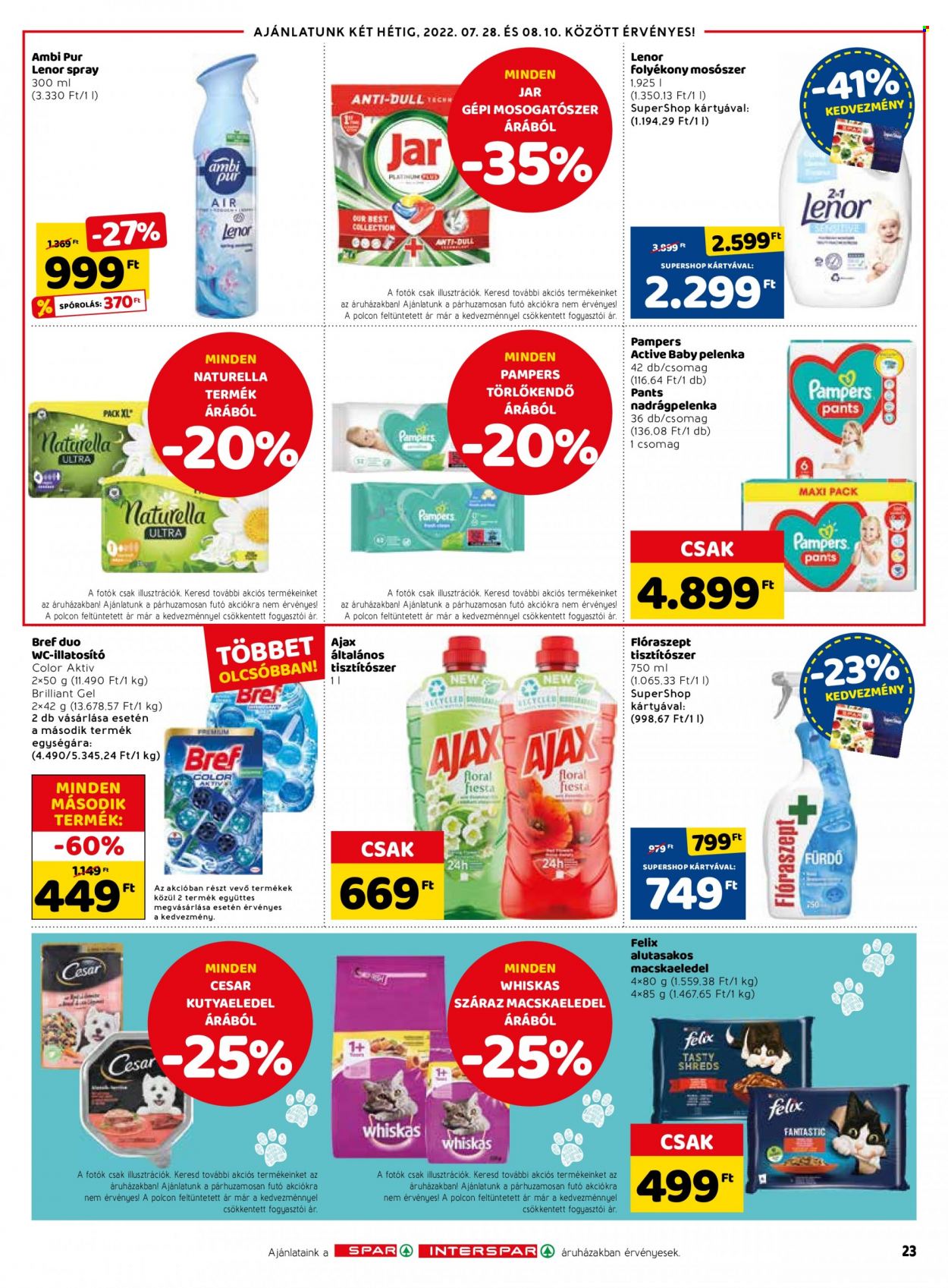 SPAR akciós újságok - 2022.07.28 - 2022.08.03. Oldal 29