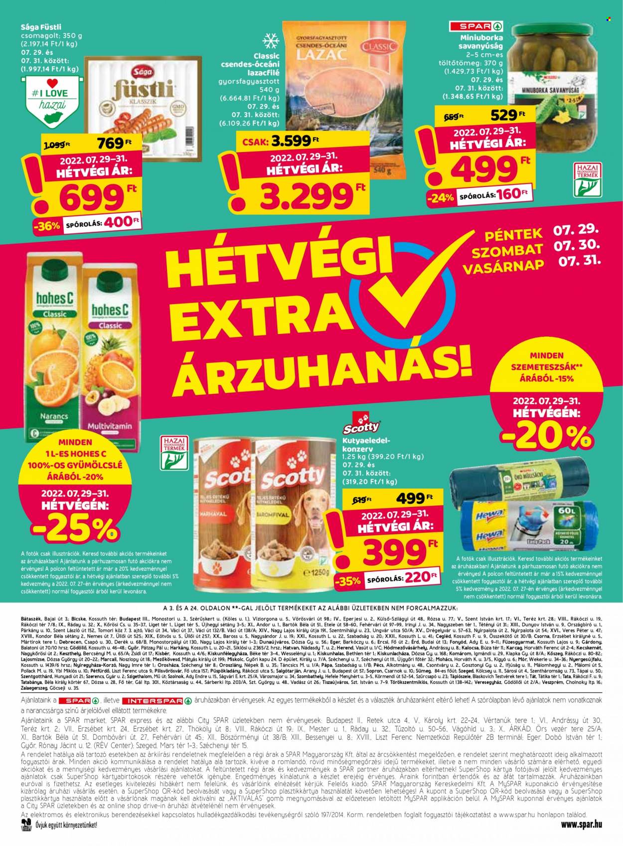SPAR akciós újságok - 2022.07.28 - 2022.08.03. Oldal 30