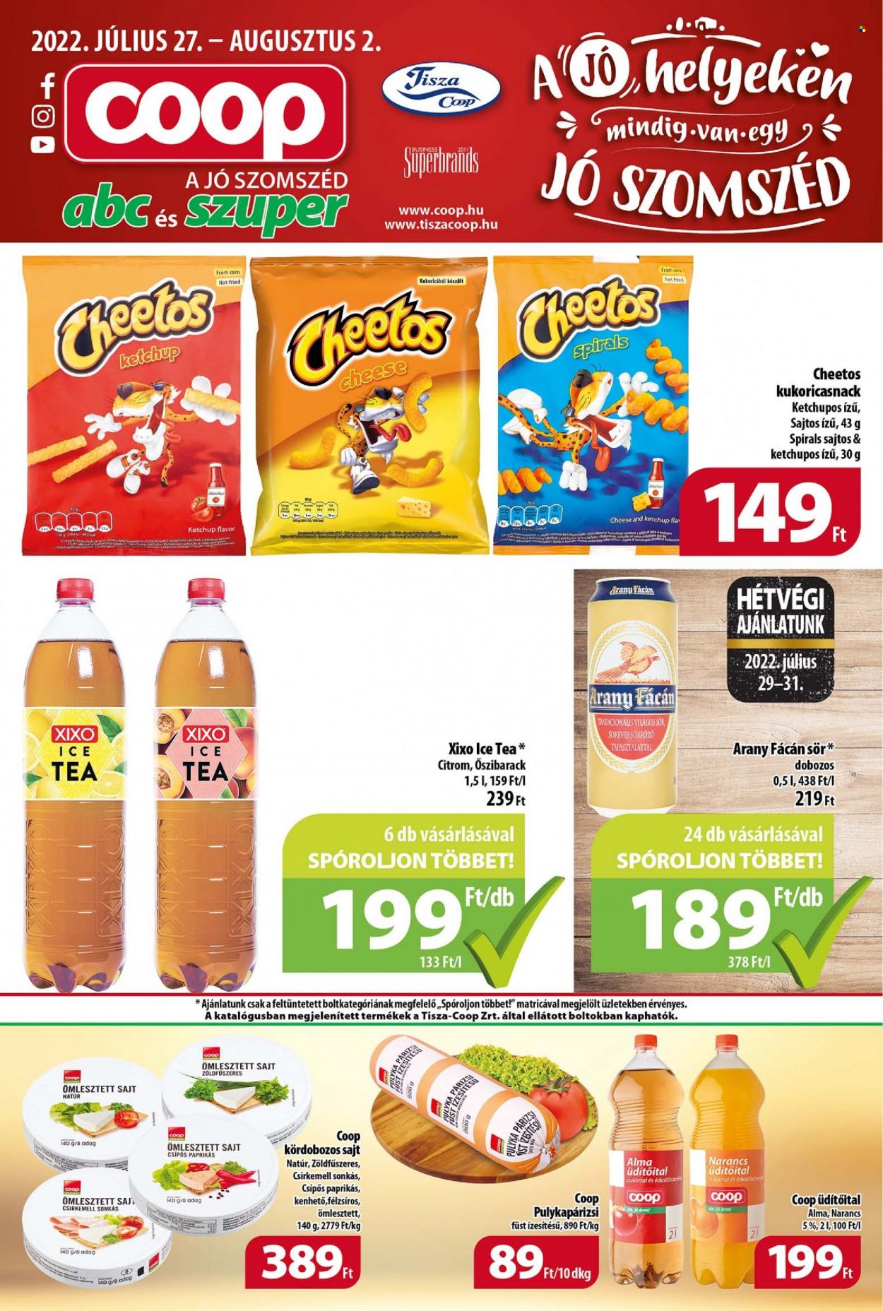 Coop akciós újságok - 2022.07.27 - 2022.08.02. Oldal 1