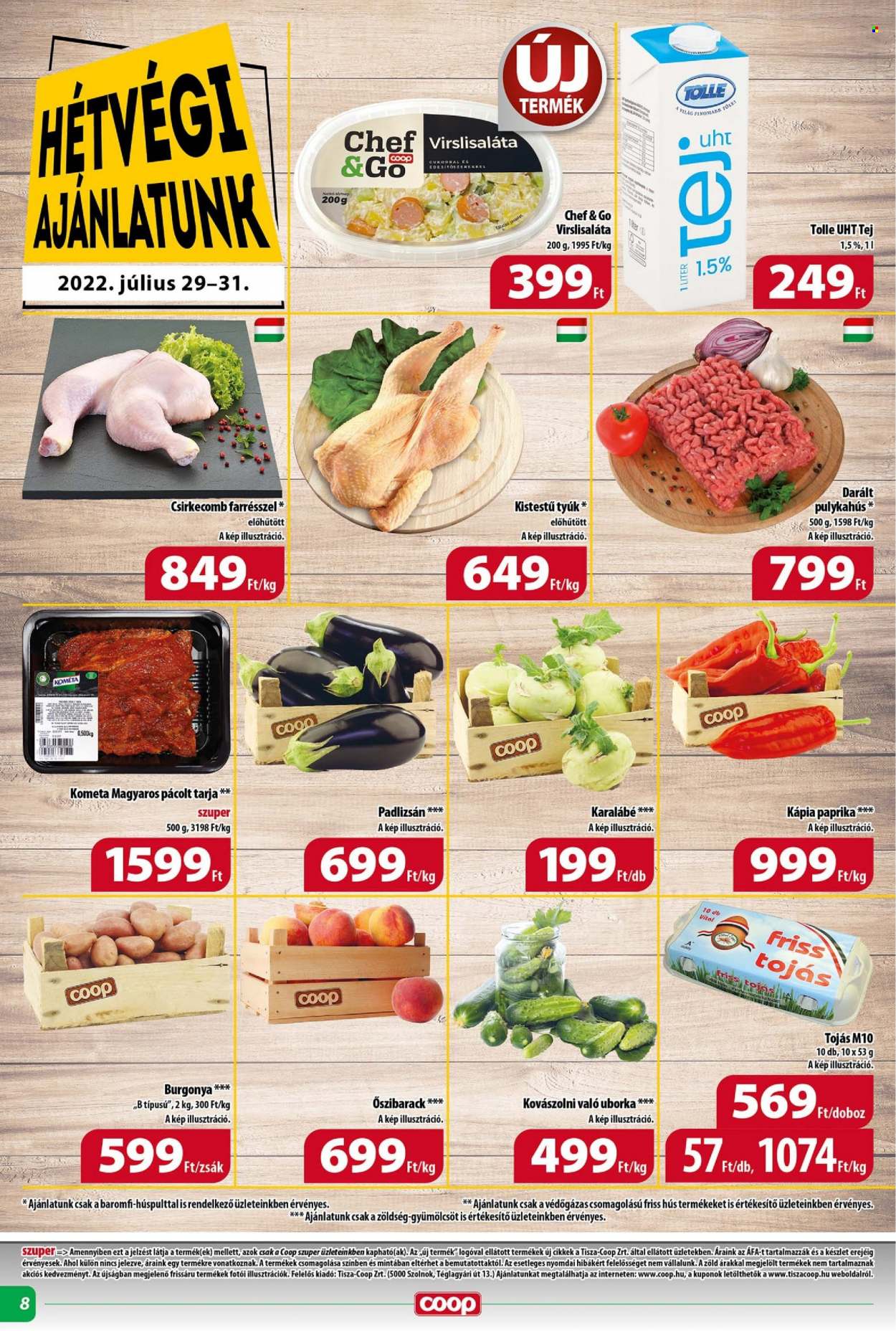Coop akciós újságok - 2022.07.27 - 2022.08.02. Oldal 8