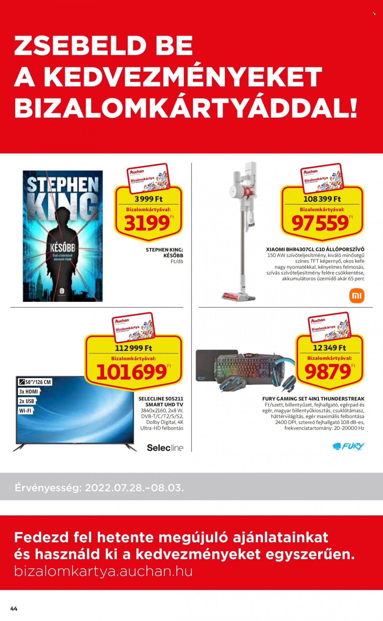 Auchan akciós újságok - 2022.07.28 - 2022.08.03. Oldal 44