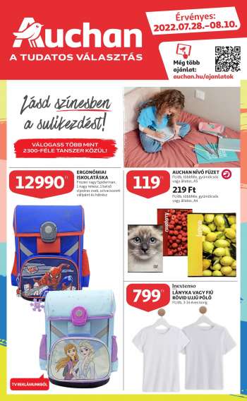 Újság Auchan - 2022.07.28 - 2022.08.10.