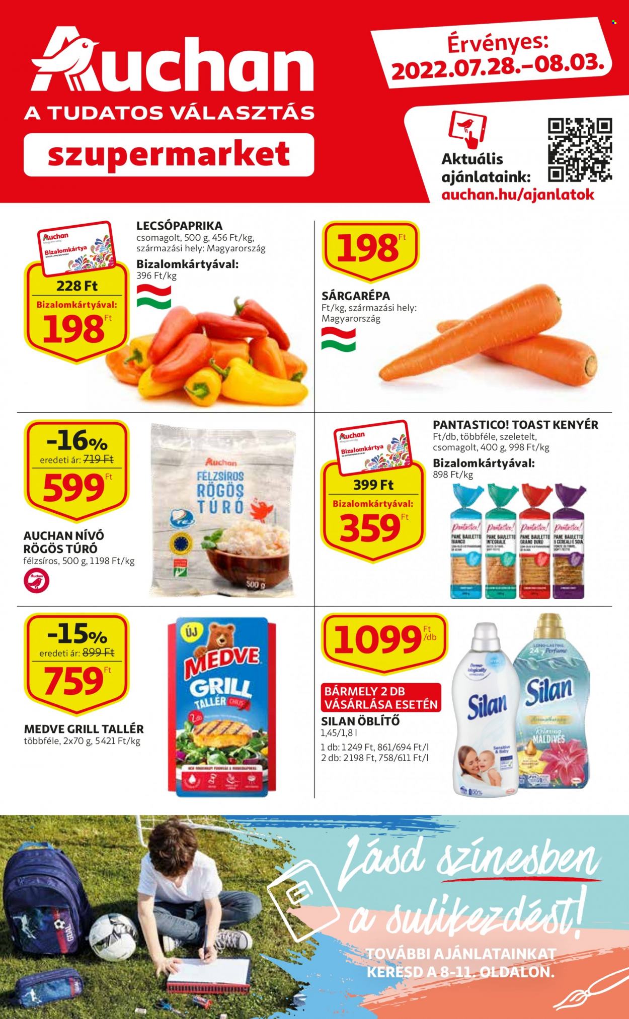 Auchan akciós újságok - 2022.07.28 - 2022.08.03. Oldal 1