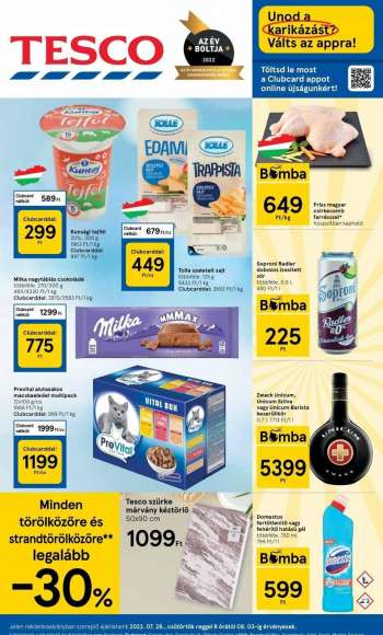 Újság TESCO - 2022.07.28 - 2022.08.03.