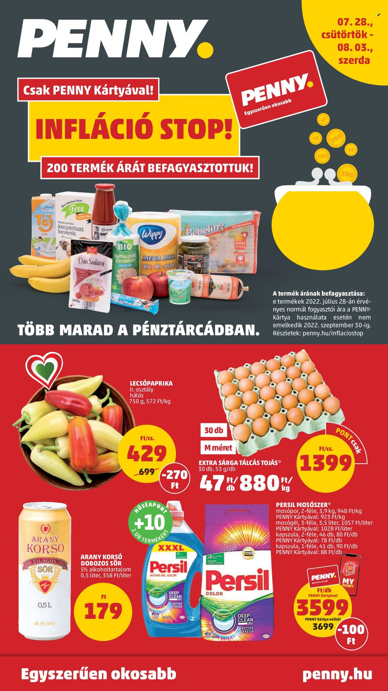 Penny Market akciós újságok - 2022.07.28 - 2022.08.03. Oldal 1