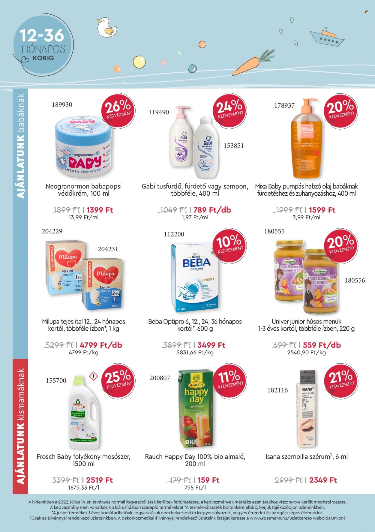 Rossmann akciós újságok - 2022.08.01 - 2022.08.28. Oldal 6