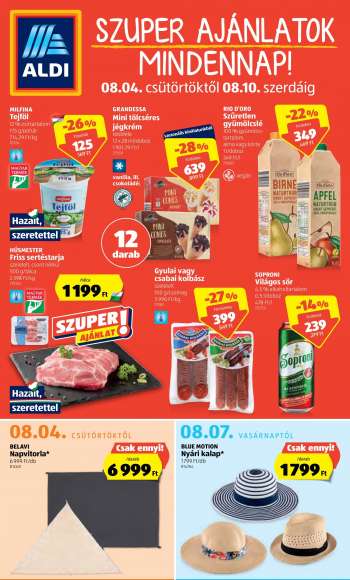 Újság Aldi - 2022.08.04 - 2022.08.10.
