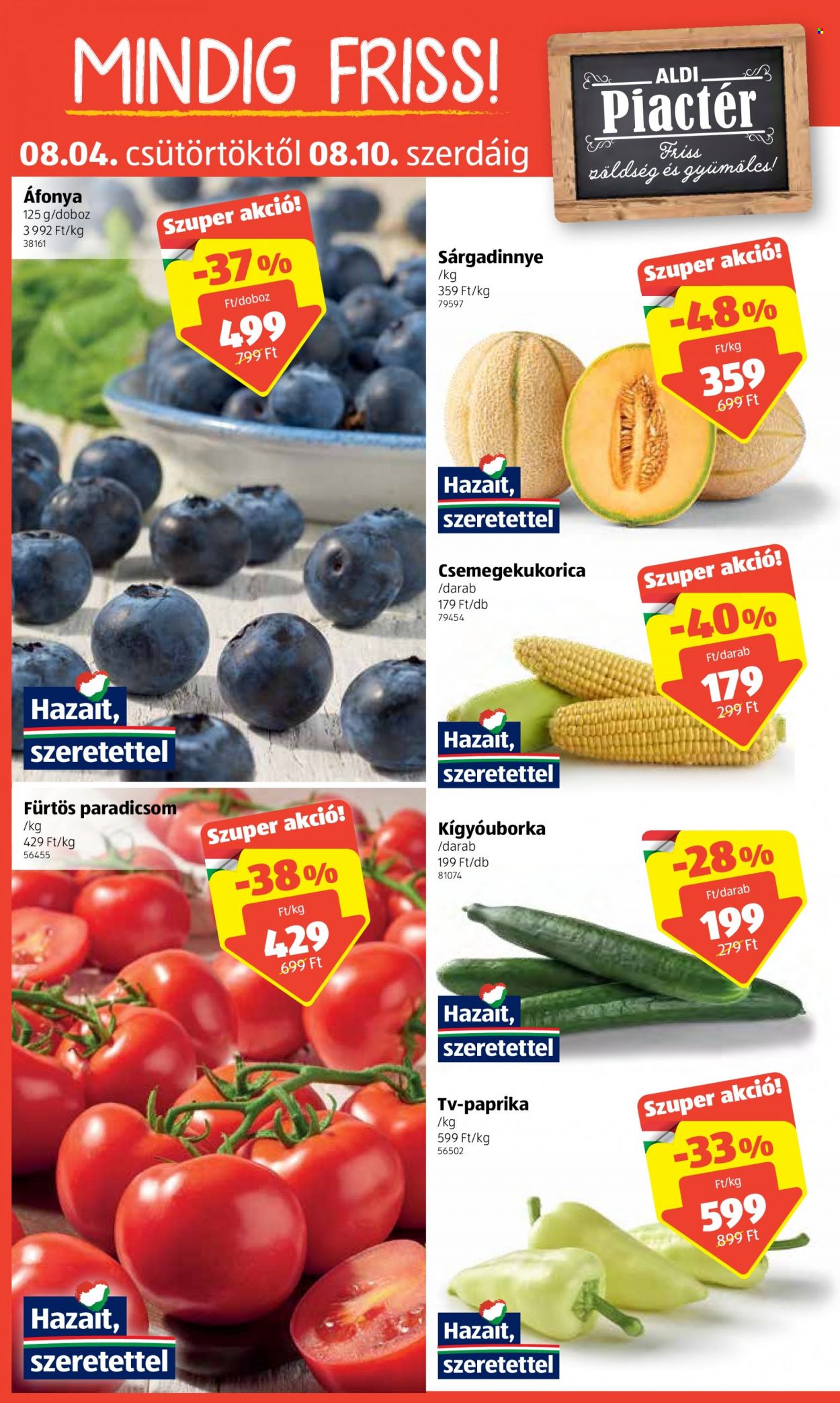 Aldi akciós újságok - 2022.08.04 - 2022.08.10. Oldal 2