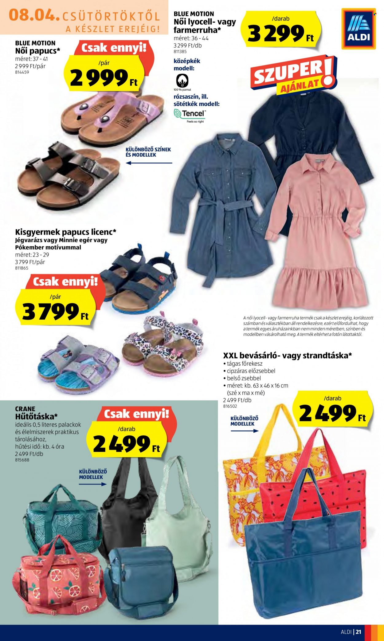 Aldi akciós újságok - 2022.08.04 - 2022.08.10. Oldal 21