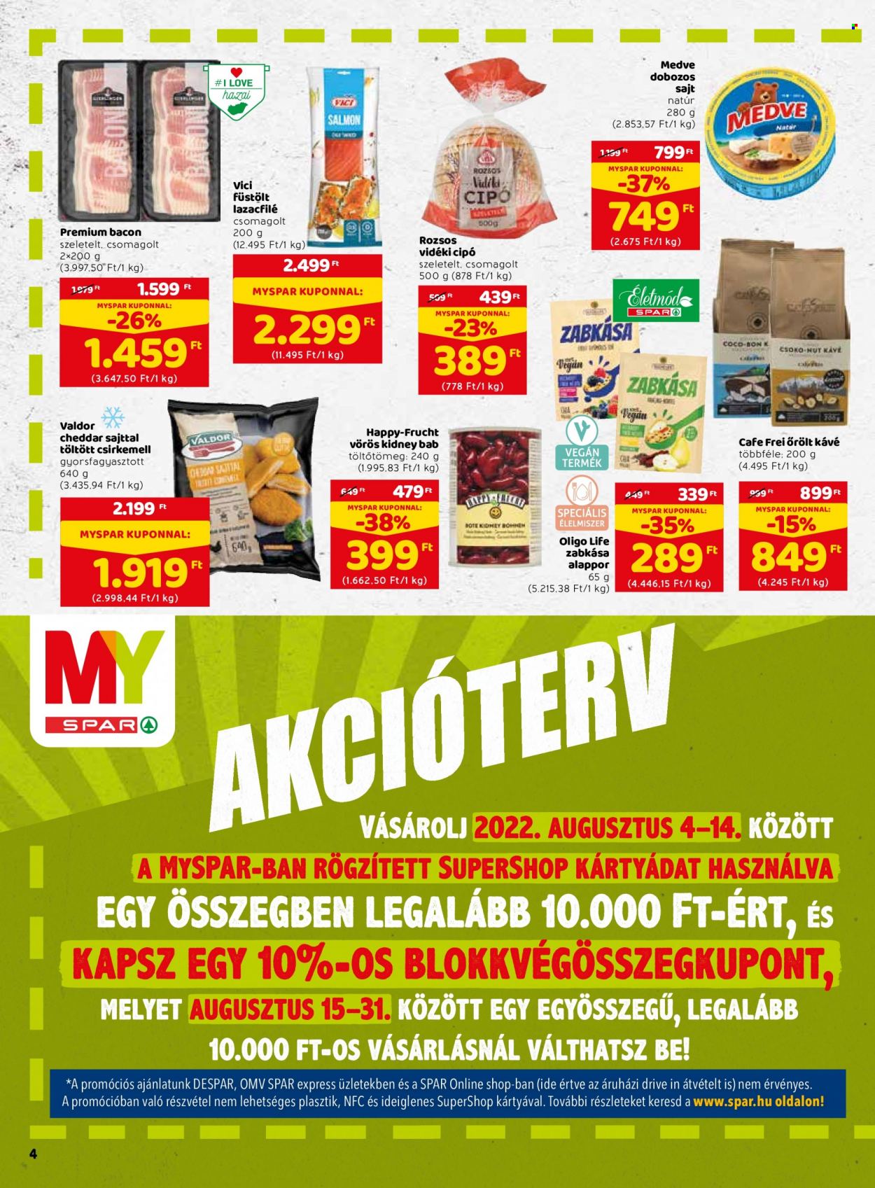 SPAR akciós újságok - 2022.08.04 - 2022.08.10. Oldal 4