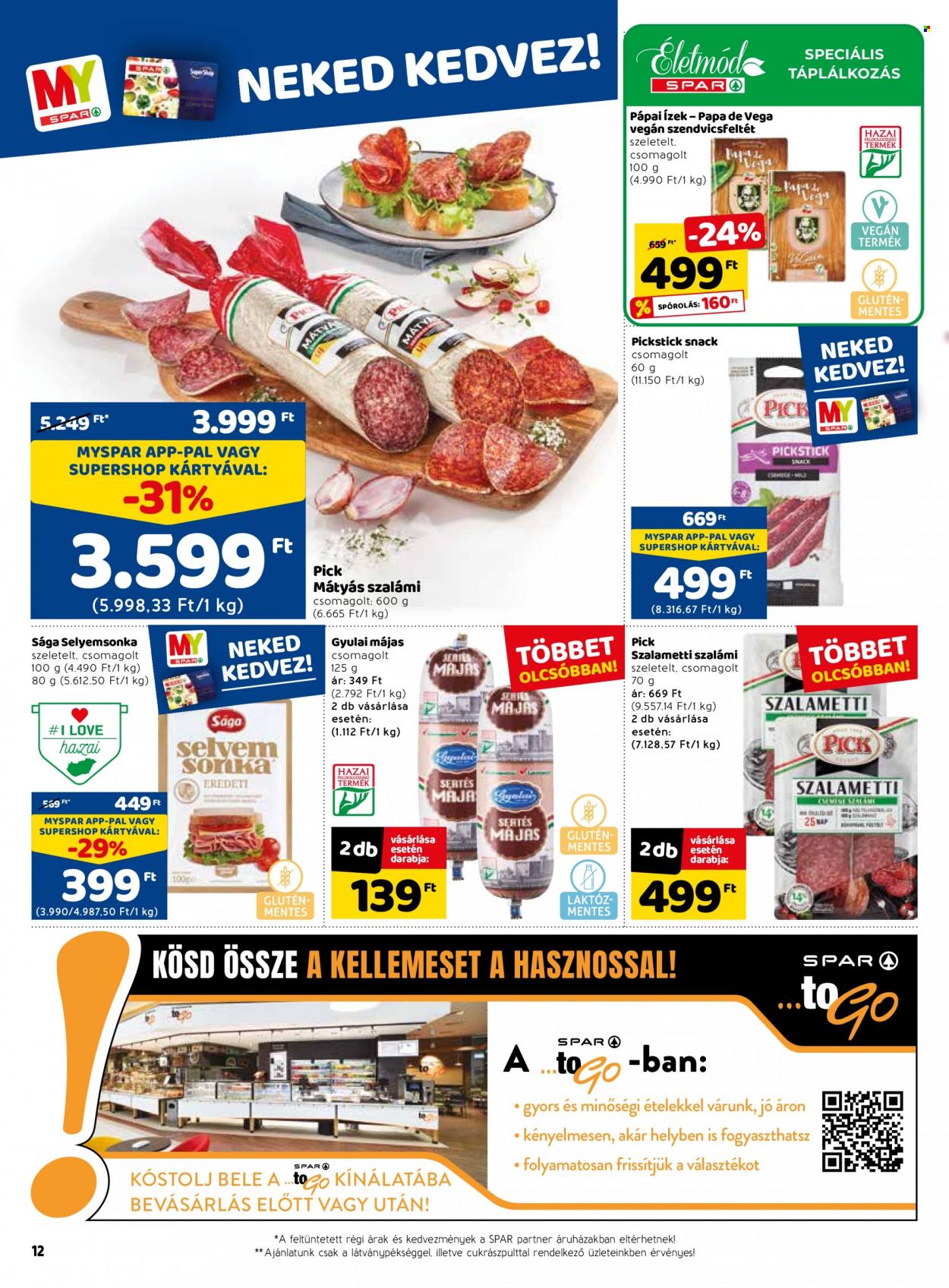 SPAR akciós újságok - 2022.08.04 - 2022.08.10. Oldal 16