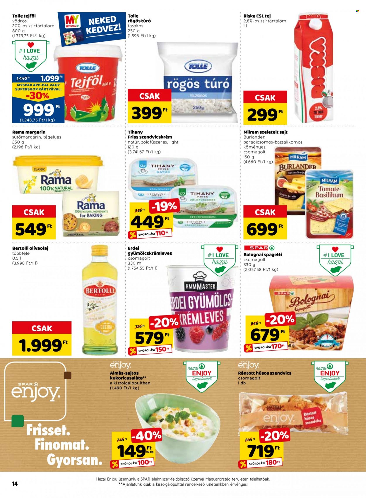 SPAR akciós újságok - 2022.08.04 - 2022.08.10. Oldal 18