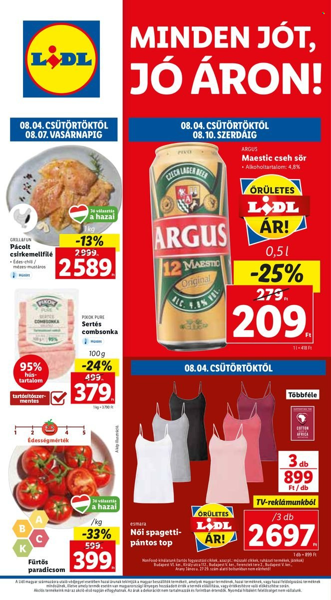 Lidl akciós újságok - 2022.08.04 - 2022.08.10. Oldal 1