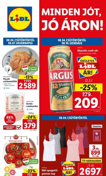 Újság Lidl - 2022.08.04 - 2022.08.10.