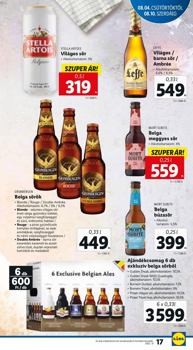 Lidl akciós újságok - 2022.08.04 - 2022.08.10. Oldal 17