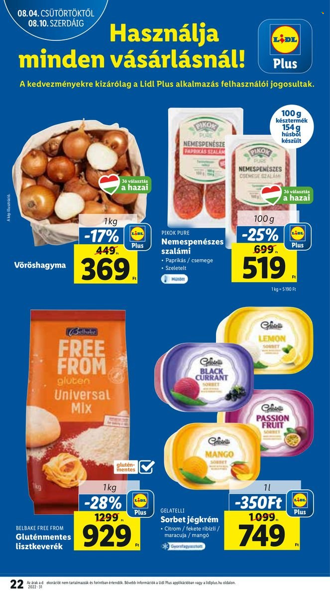 Lidl akciós újságok - 2022.08.04 - 2022.08.10. Oldal 22