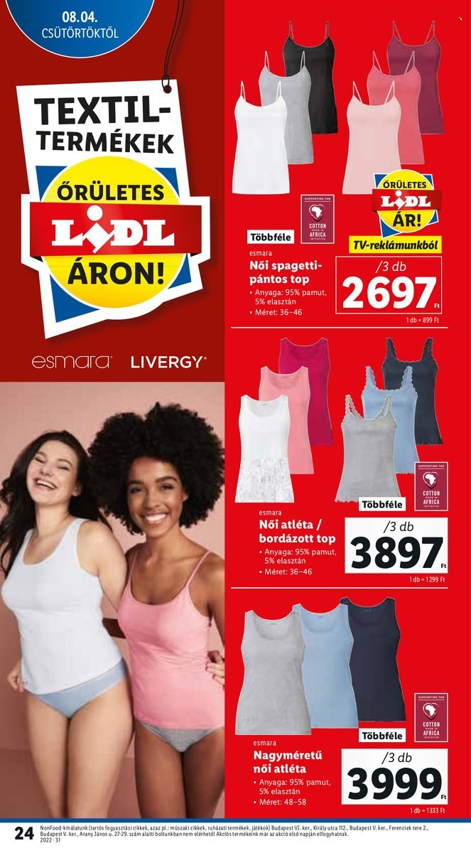 Lidl akciós újságok - 2022.08.04 - 2022.08.10. Oldal 24