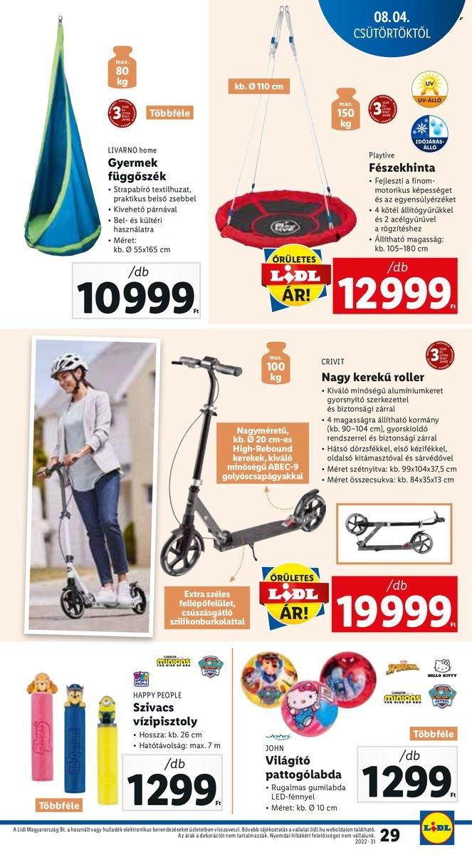 Lidl akciós újságok - 2022.08.04 - 2022.08.10. Oldal 29