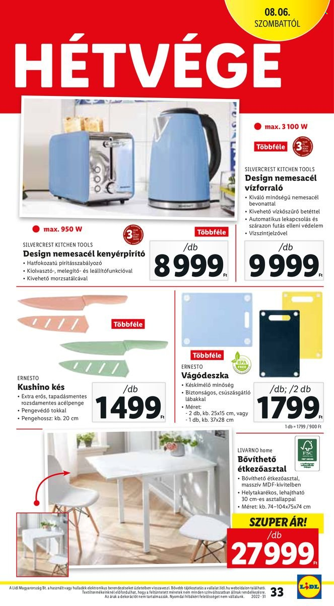 Lidl akciós újságok - 2022.08.04 - 2022.08.10. Oldal 33