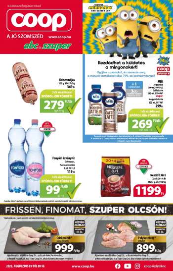 Újság Coop - 2022.08.03 - 2022.08.09.