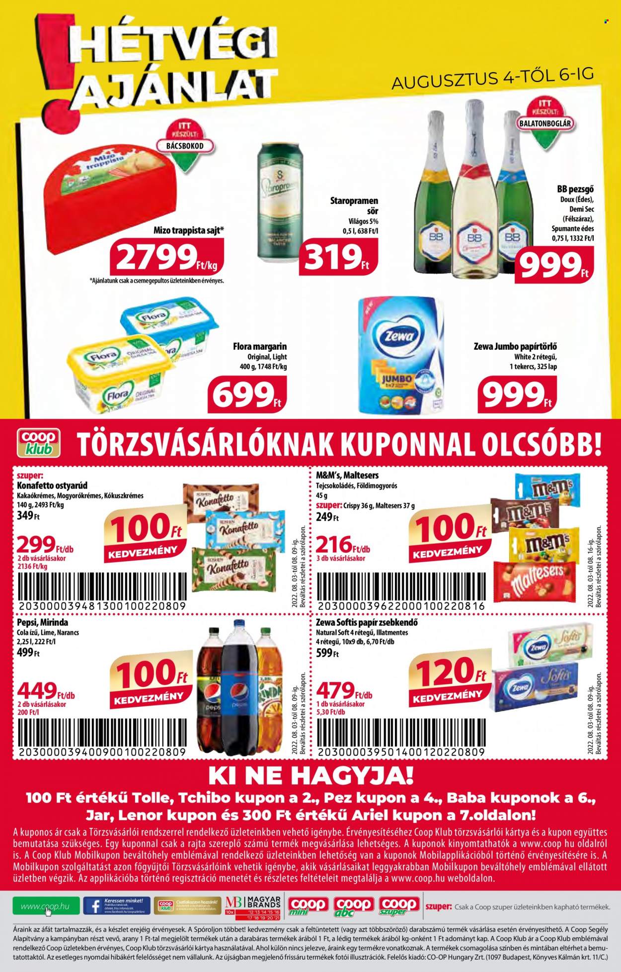 Coop akciós újságok - 2022.08.03 - 2022.08.09. Oldal 8