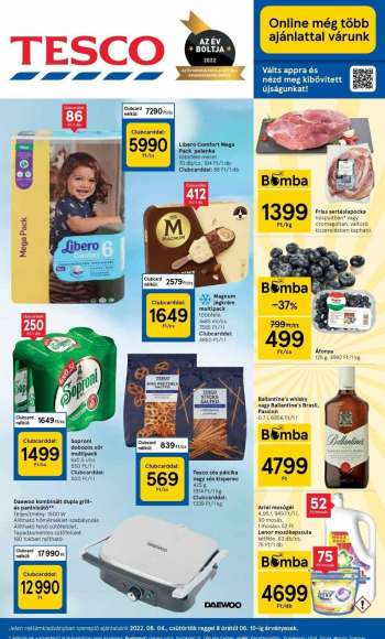 Újság TESCO - 2022.08.04 - 2022.08.10.