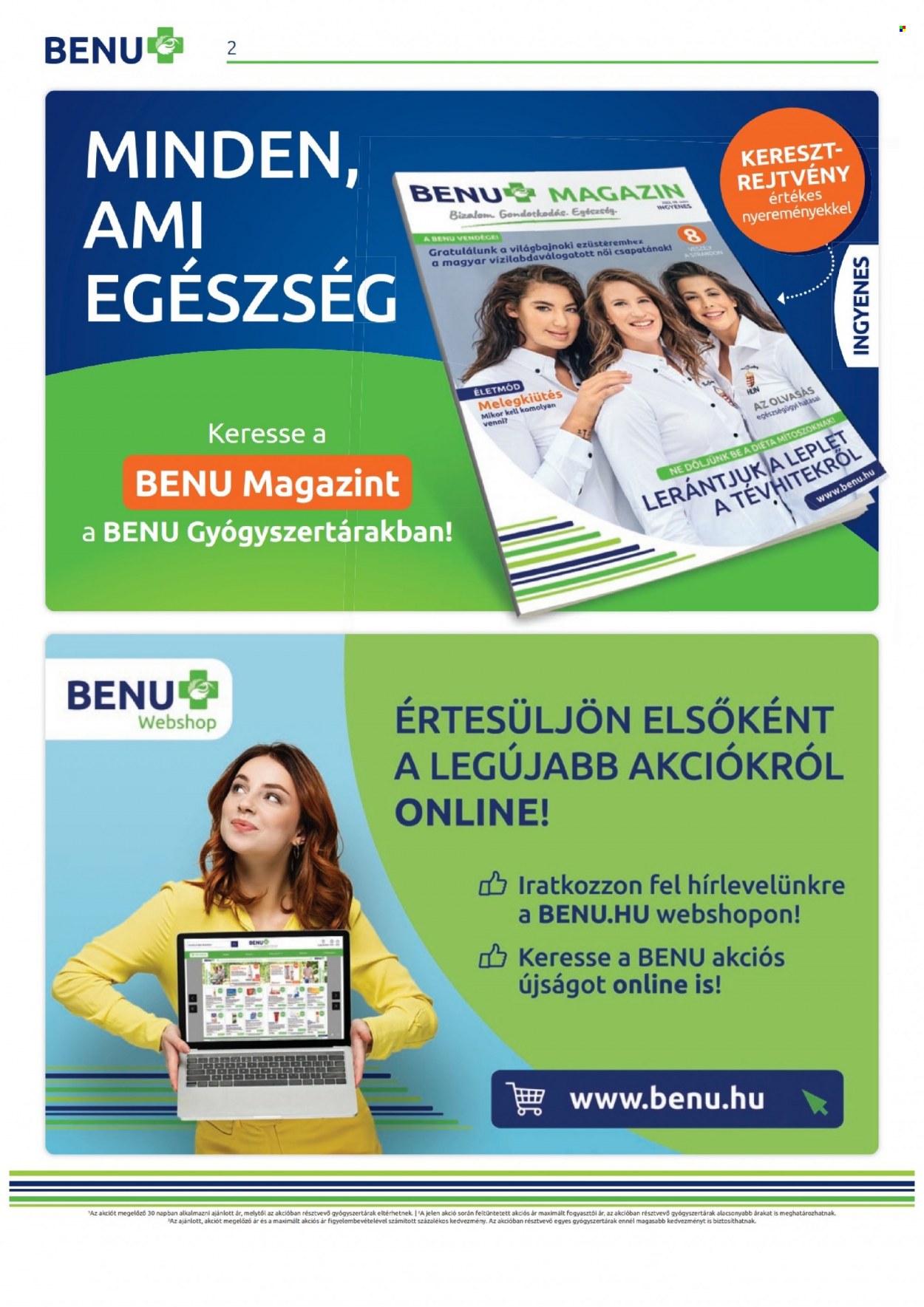 BENU Gyógyszertár akciós újságok - 2022.08.01 - 2022.08.31. Oldal 2