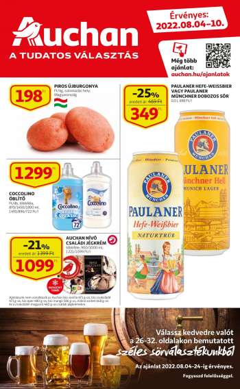 Újság Auchan - 2022.08.04 - 2022.08.10.