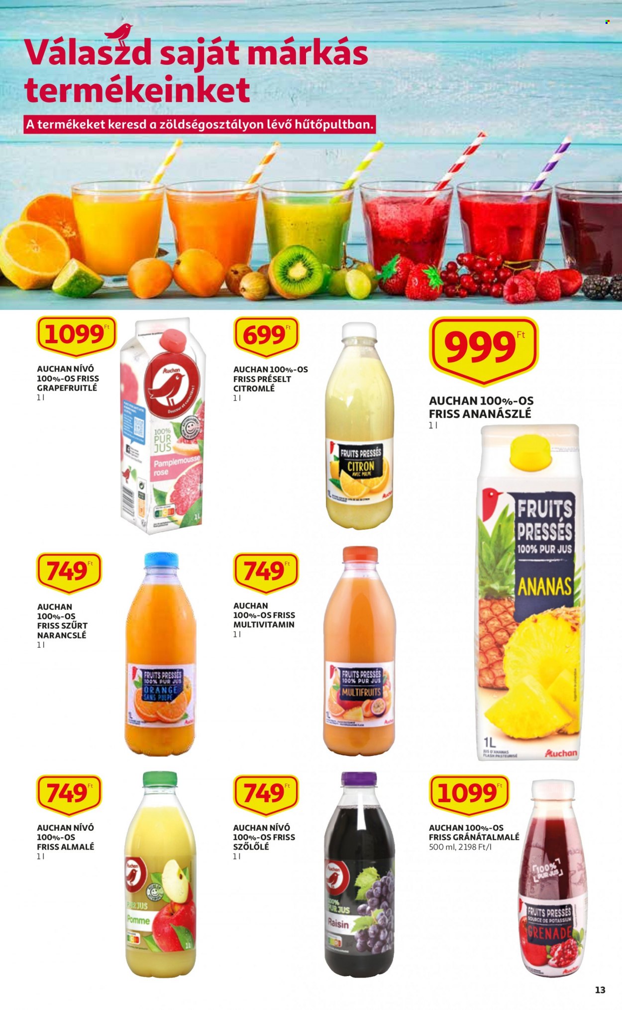 Auchan akciós újságok - 2022.08.04 - 2022.08.10. Oldal 13