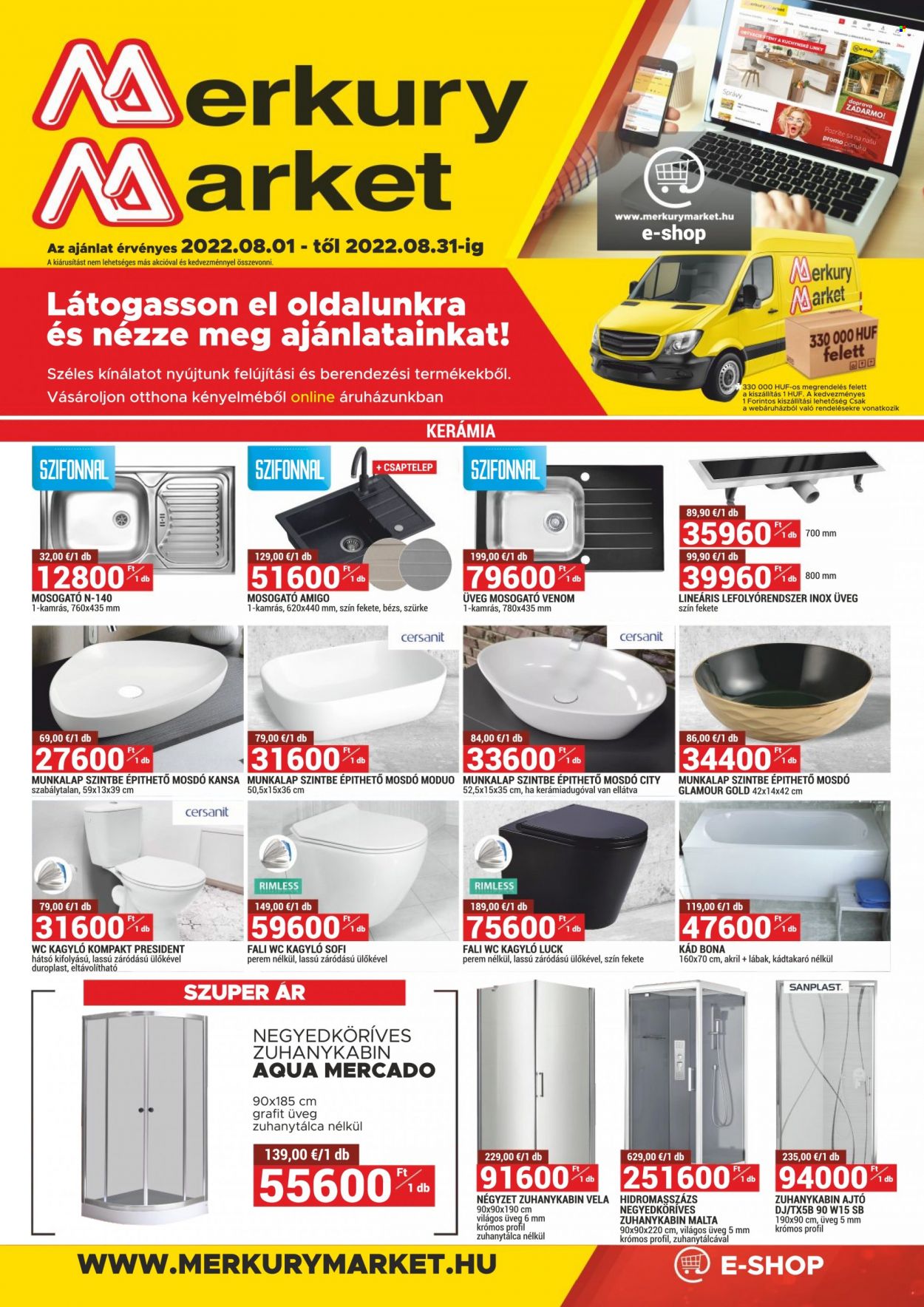 Merkury Market akciós újságok - 2022.08.01 - 2022.08.31. Oldal 1