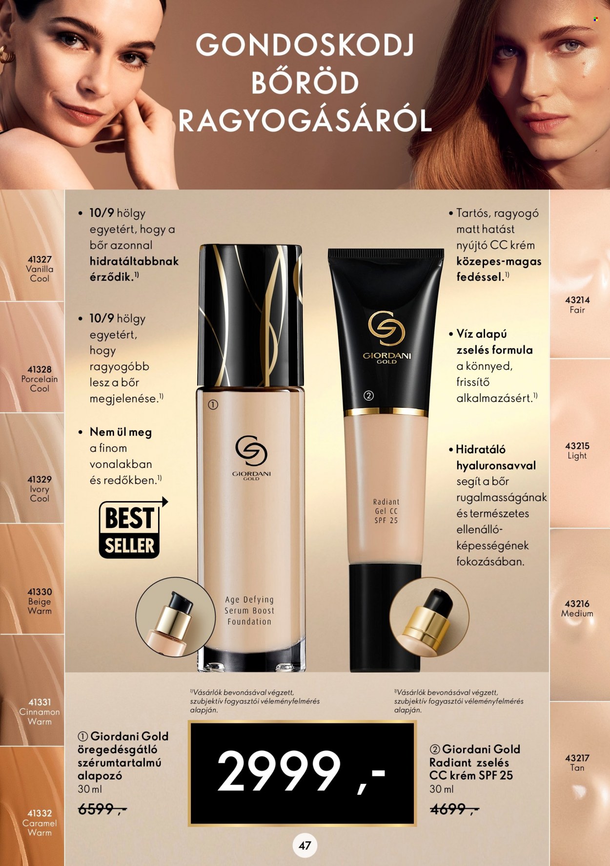 Oriflame akciós újságok - 2022.08.03 - 2022.08.16. Oldal 47