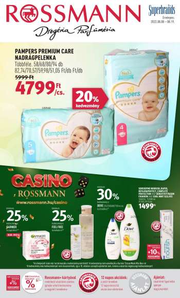 Újság Rossmann - 2022.08.08 - 2022.08.19.