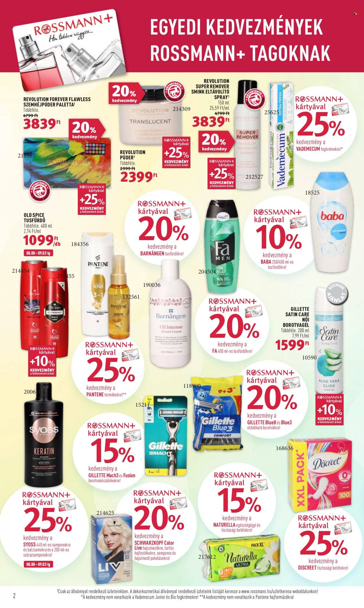 Rossmann akciós újságok - 2022.08.08 - 2022.08.19. Oldal 2