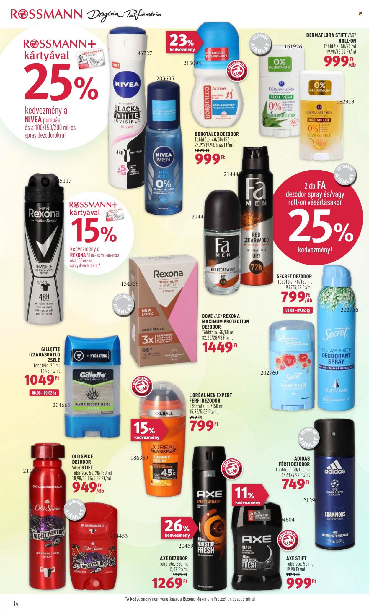 Rossmann akciós újságok - 2022.08.08 - 2022.08.19. Oldal 14