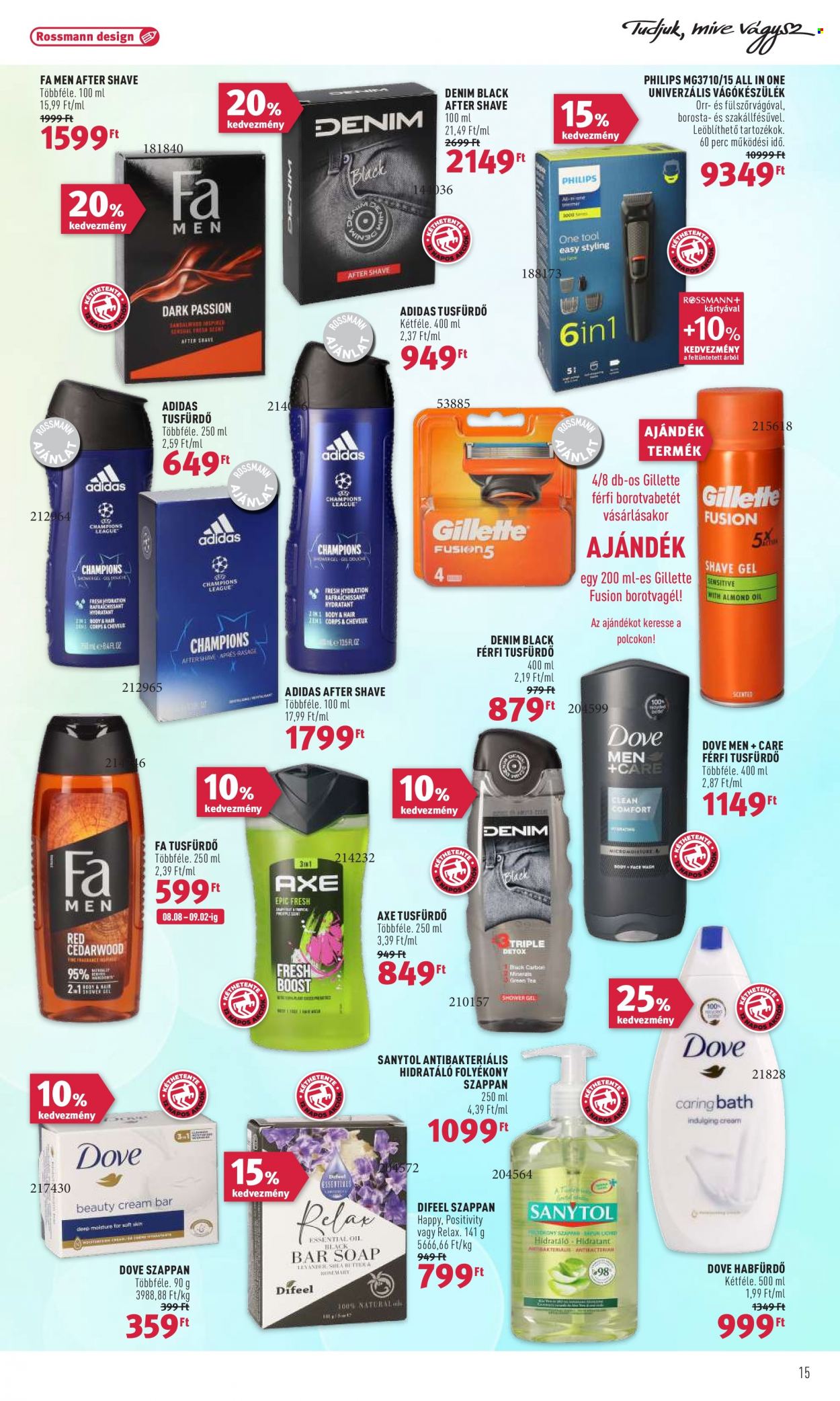 Rossmann akciós újságok - 2022.08.08 - 2022.08.19. Oldal 15