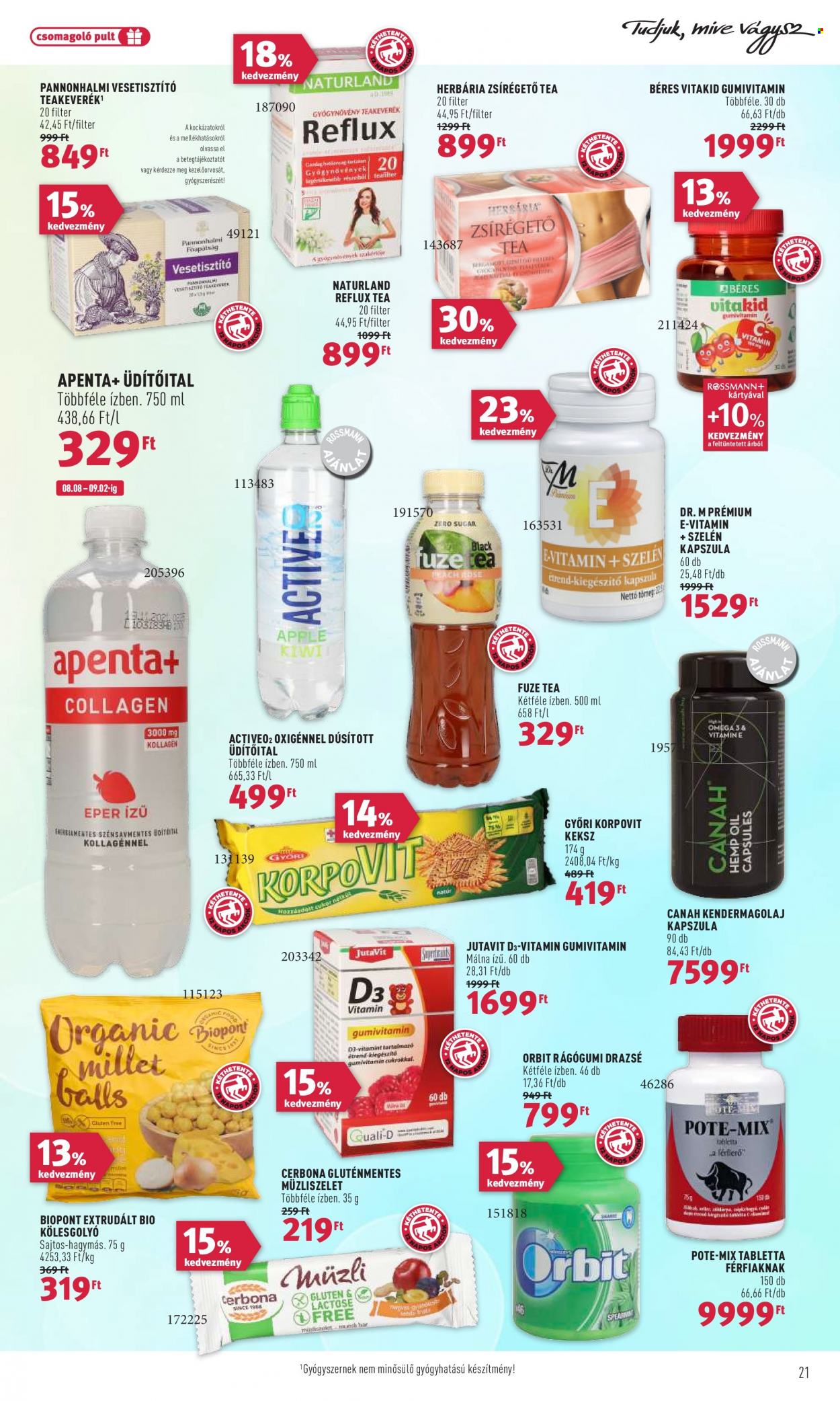 Rossmann akciós újságok - 2022.08.08 - 2022.08.19. Oldal 21