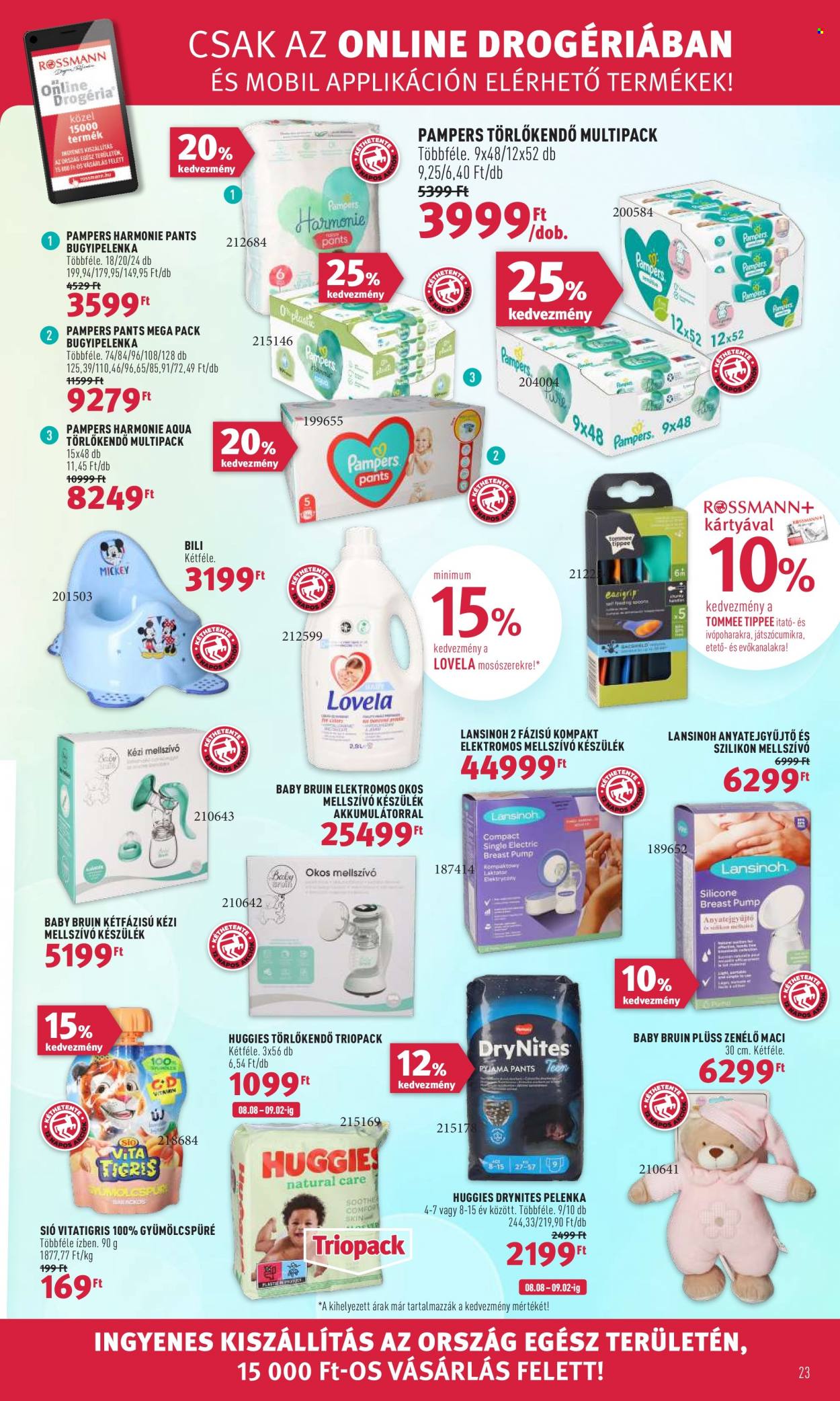 Rossmann akciós újságok - 2022.08.08 - 2022.08.19. Oldal 23