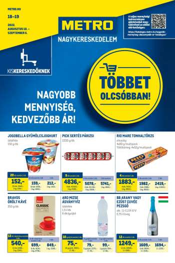 Újság Metro - 2022.08.10 - 2022.09.06.