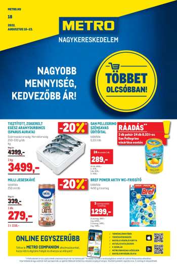 Újság Metro - 2022.08.10 - 2022.08.23.