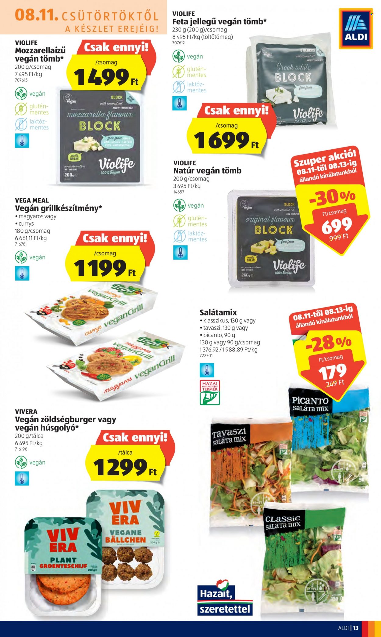 Aldi akciós újságok - 2022.08.11 - 2022.08.17. Oldal 13