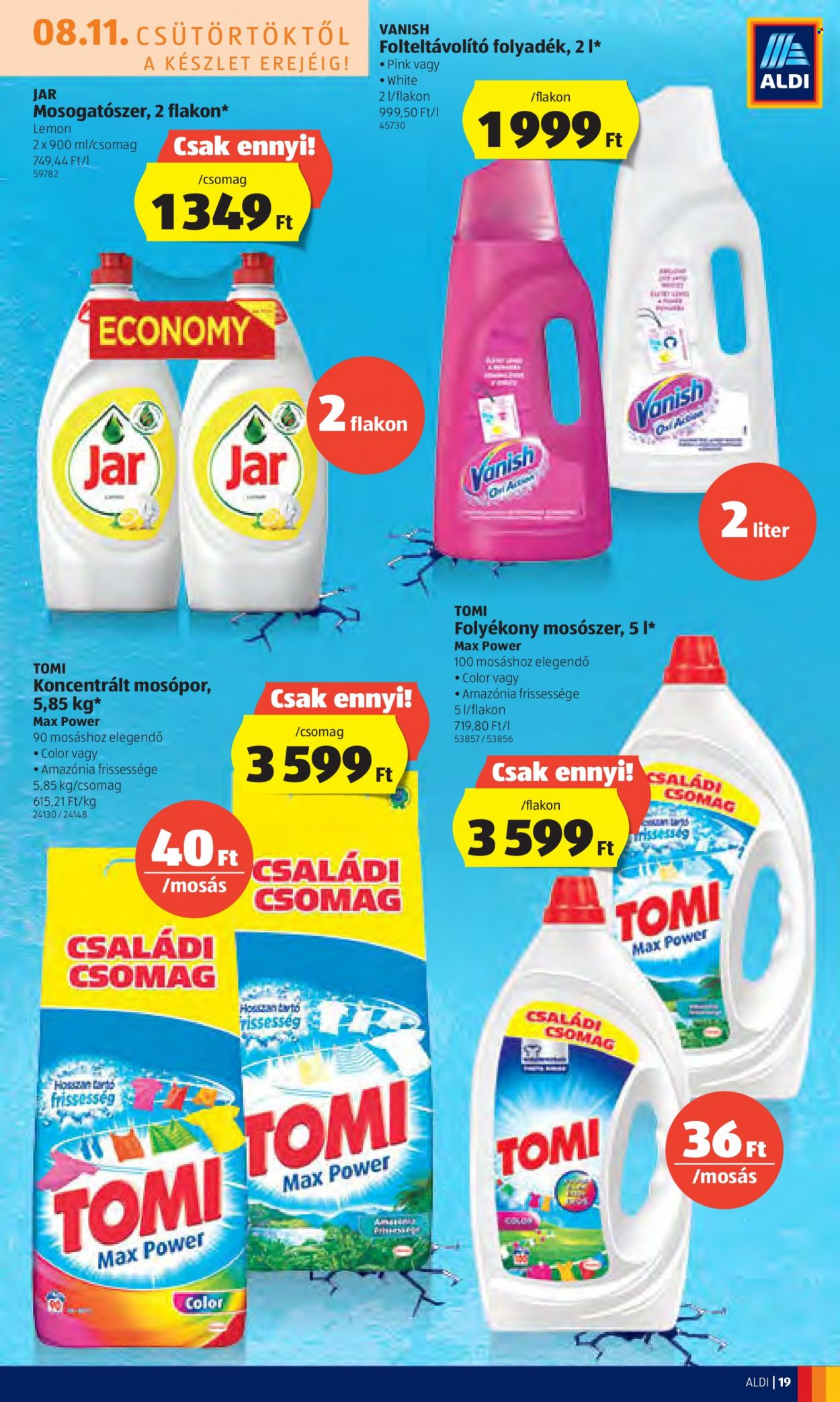 Aldi akciós újságok - 2022.08.11 - 2022.08.17. Oldal 19