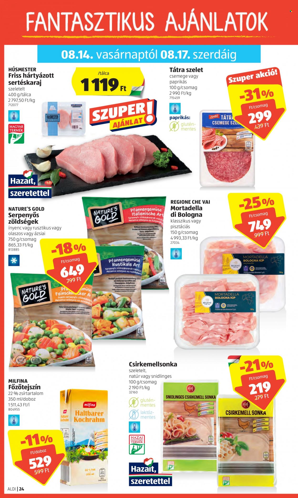 Aldi akciós újságok - 2022.08.11 - 2022.08.17. Oldal 24